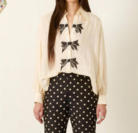 Alix Of Bohemia - Emery Tie Silk Shirt