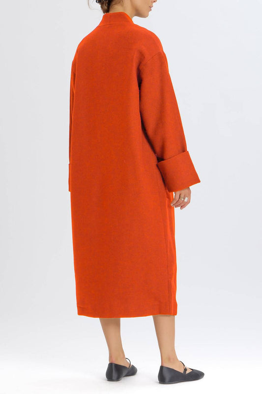 Something Navy - Oversized Long Sleeve Coat