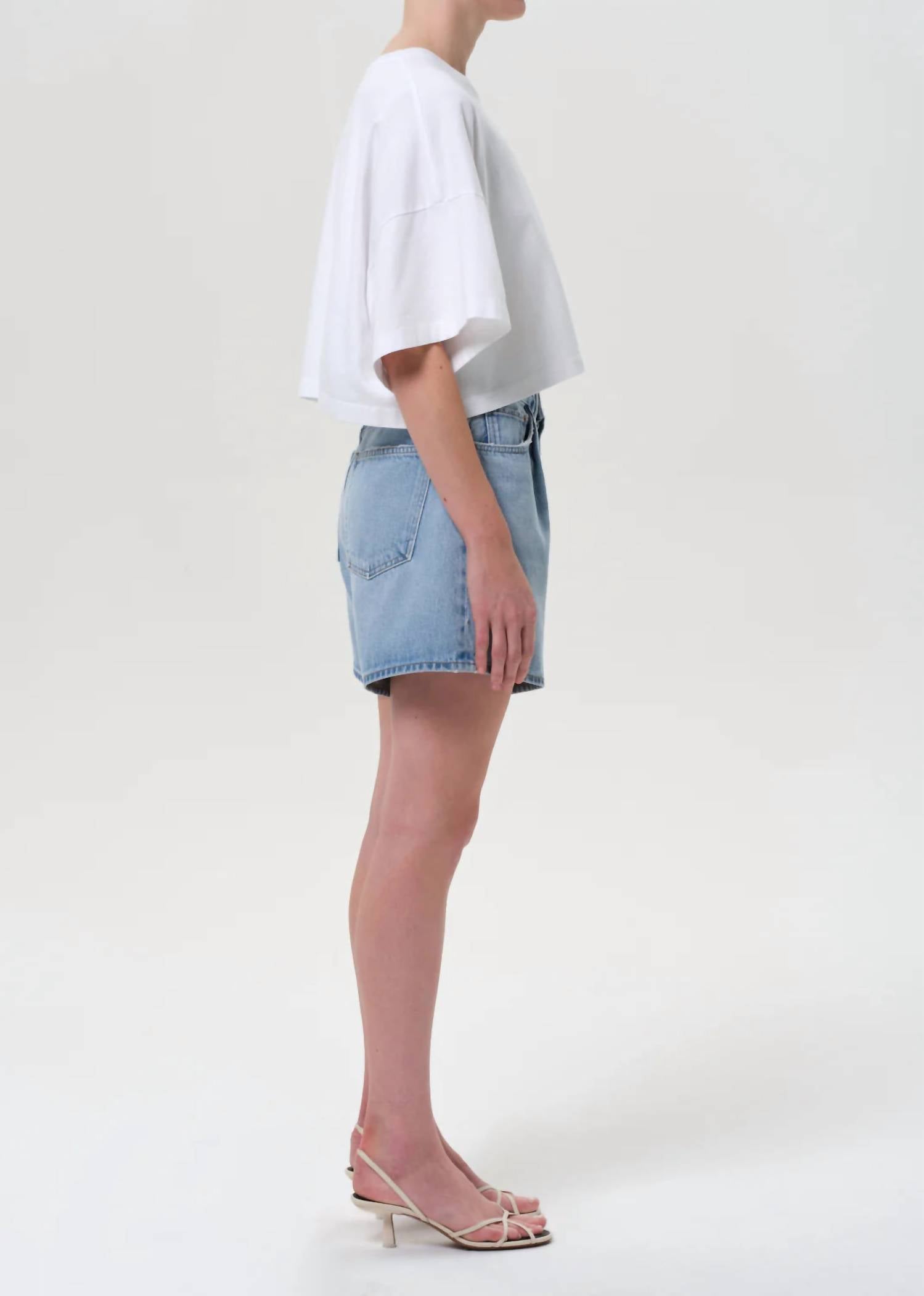 Agolde - Rhoda Pleated A-line Short