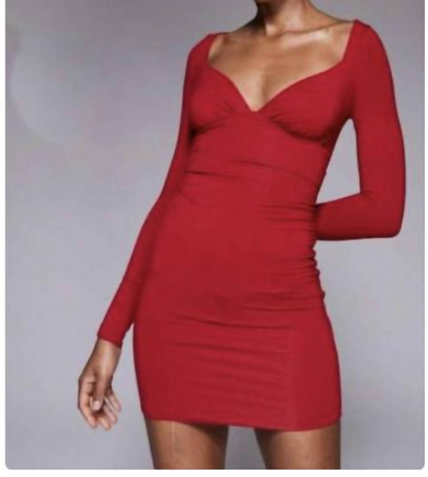 Oh Polly - Sana Ruched Mini Dress