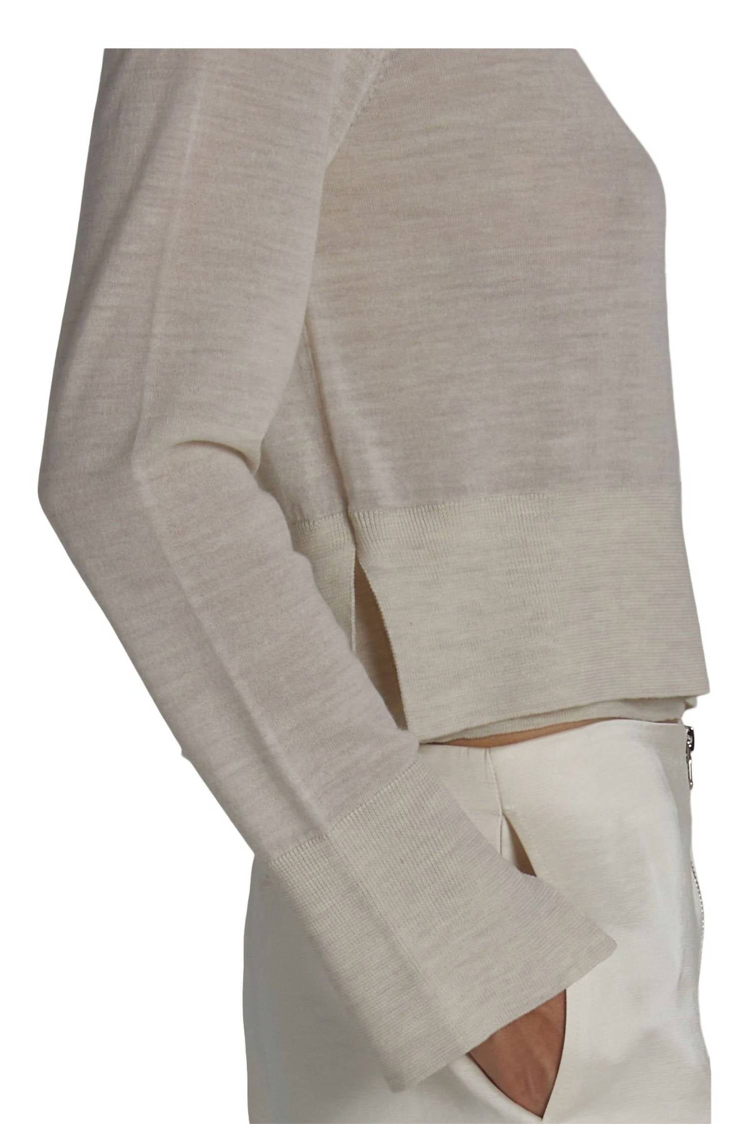 Saint Art - Elodie Layered Crewneck Knit Sweater