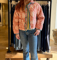 Sunshine Tienda - Reversible Floral Stevie Quilted Jacket