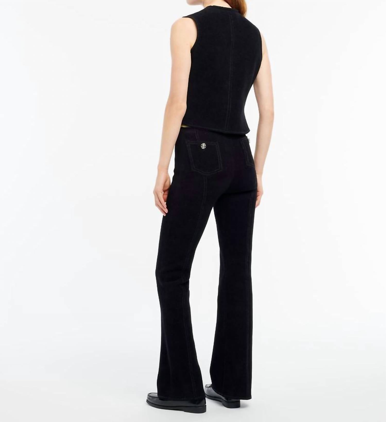 Barrie - Suede Effect Sleeveless Jacket