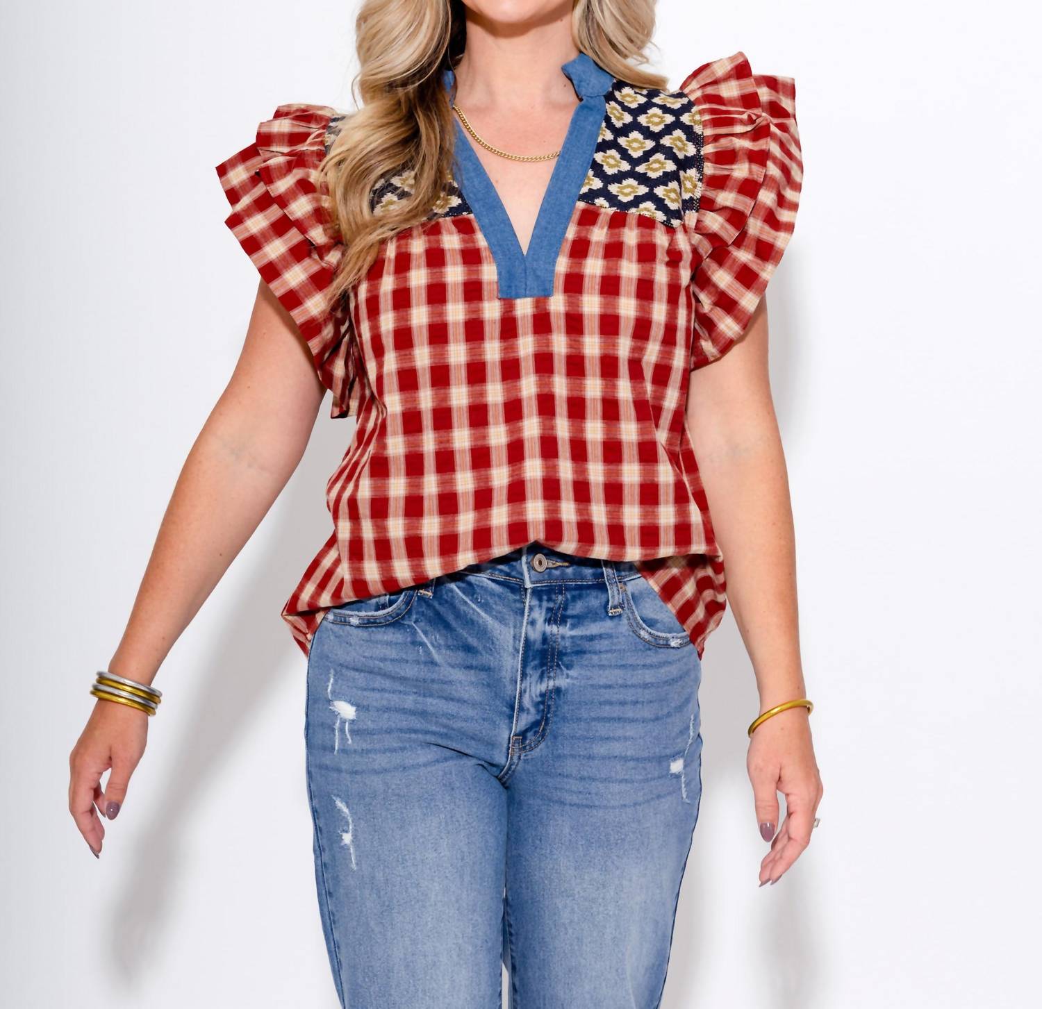 Thml - Flutter Sleeve Top