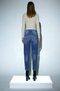 MALEAH PREMIER HIGH RISE SLIM STRAIGHT JEANS