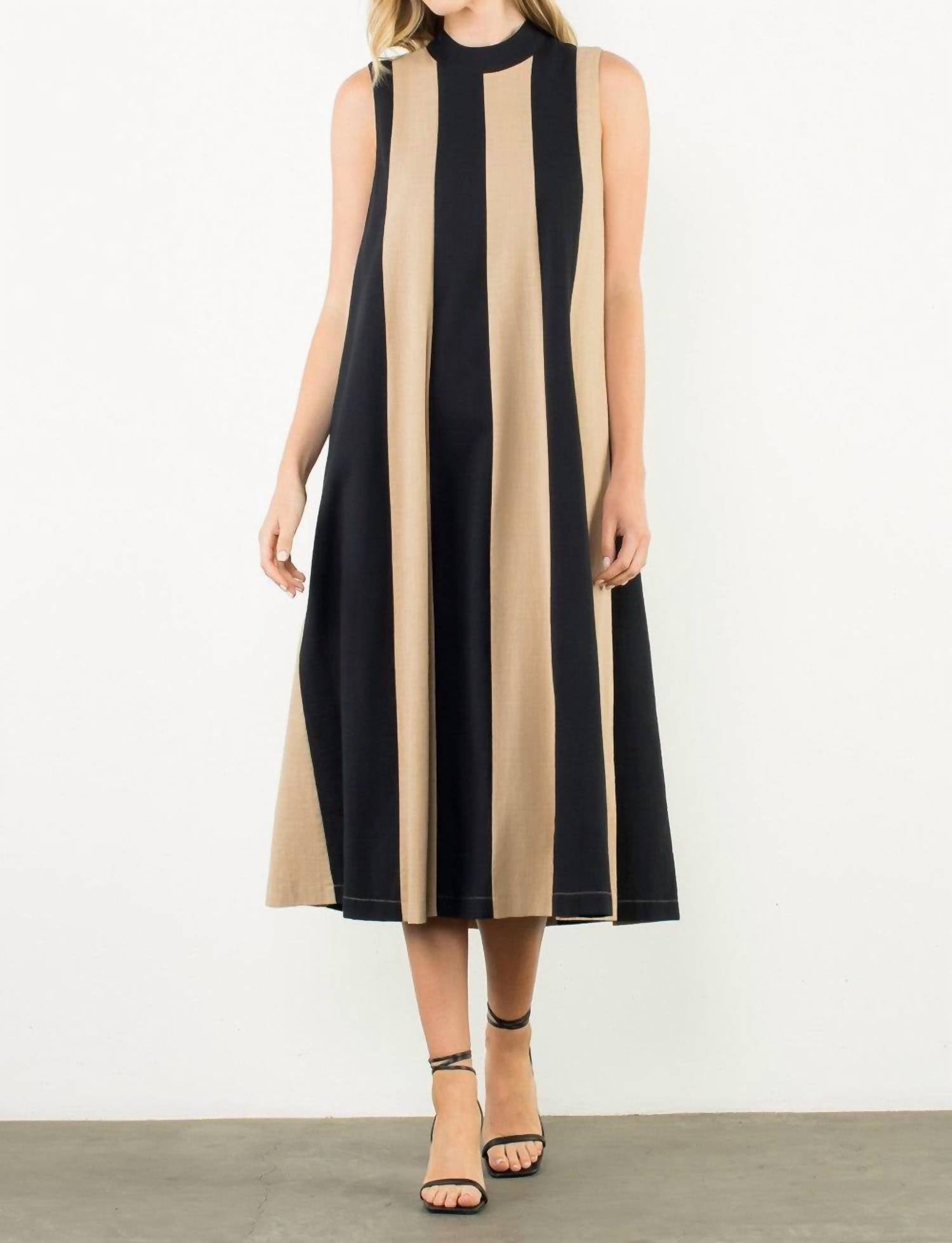 Thml - Melody Colorblock Halter Dress