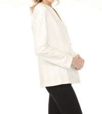 Joseph Ribkoff - Crossover Front V-neck Jacket