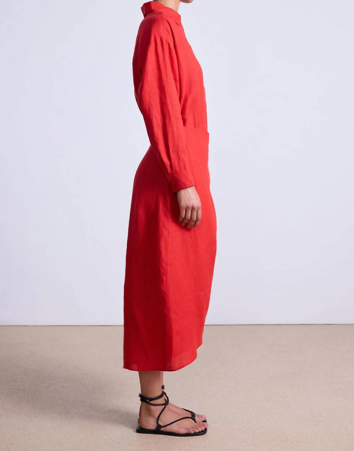 Apiece Apart - Danville Sarong Shirt Dress