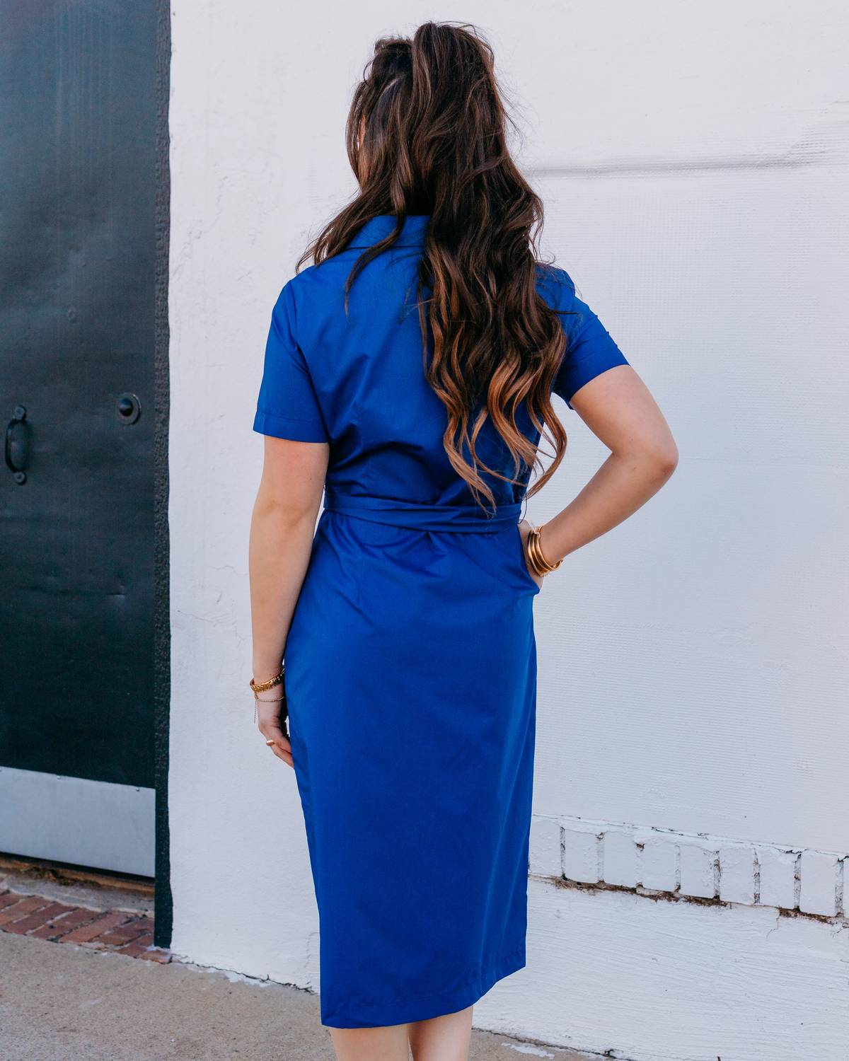 Joy Joy - Pocket Midi Shirtdress