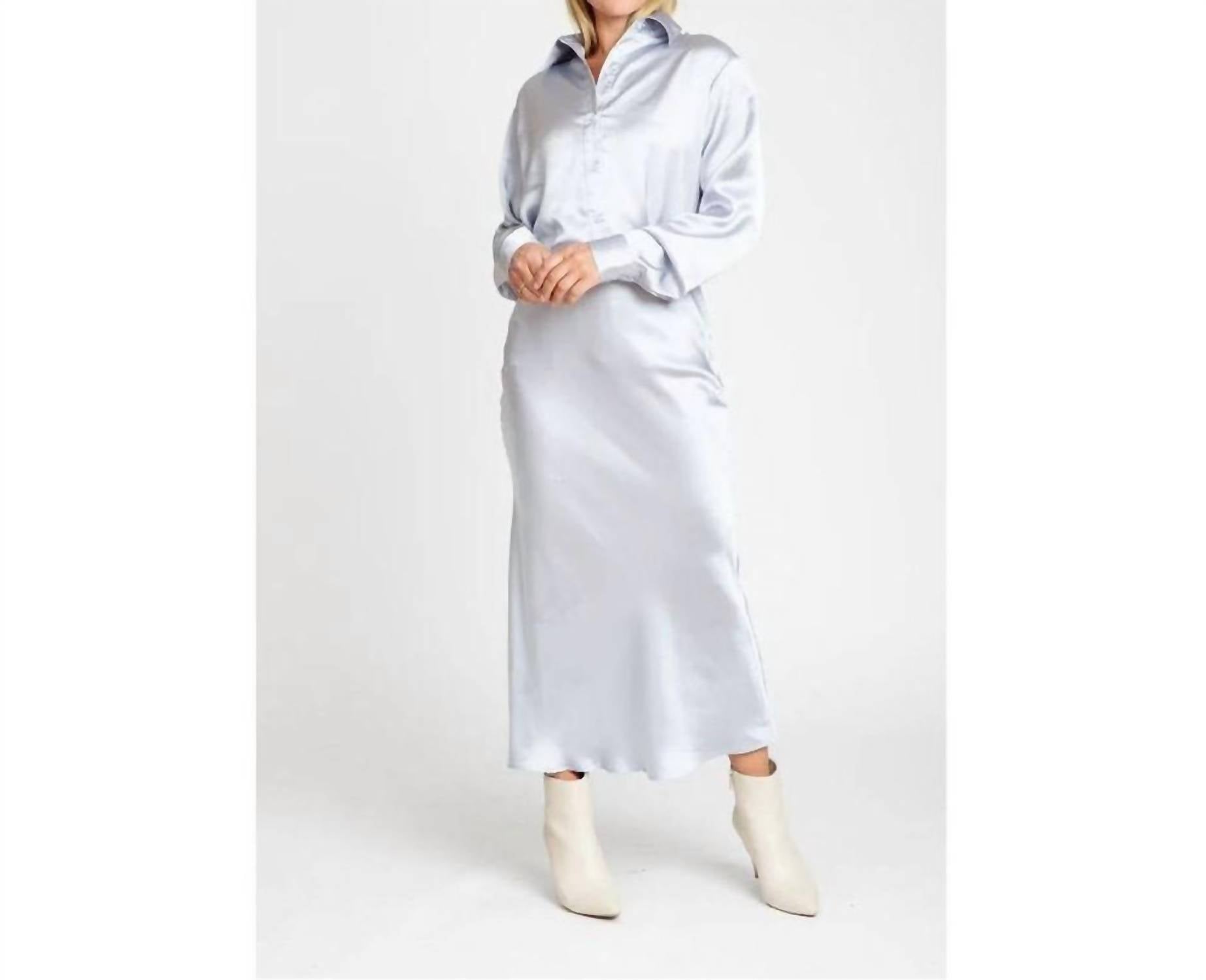 The Burgess Collection - Women's Hadley Satin Skirt