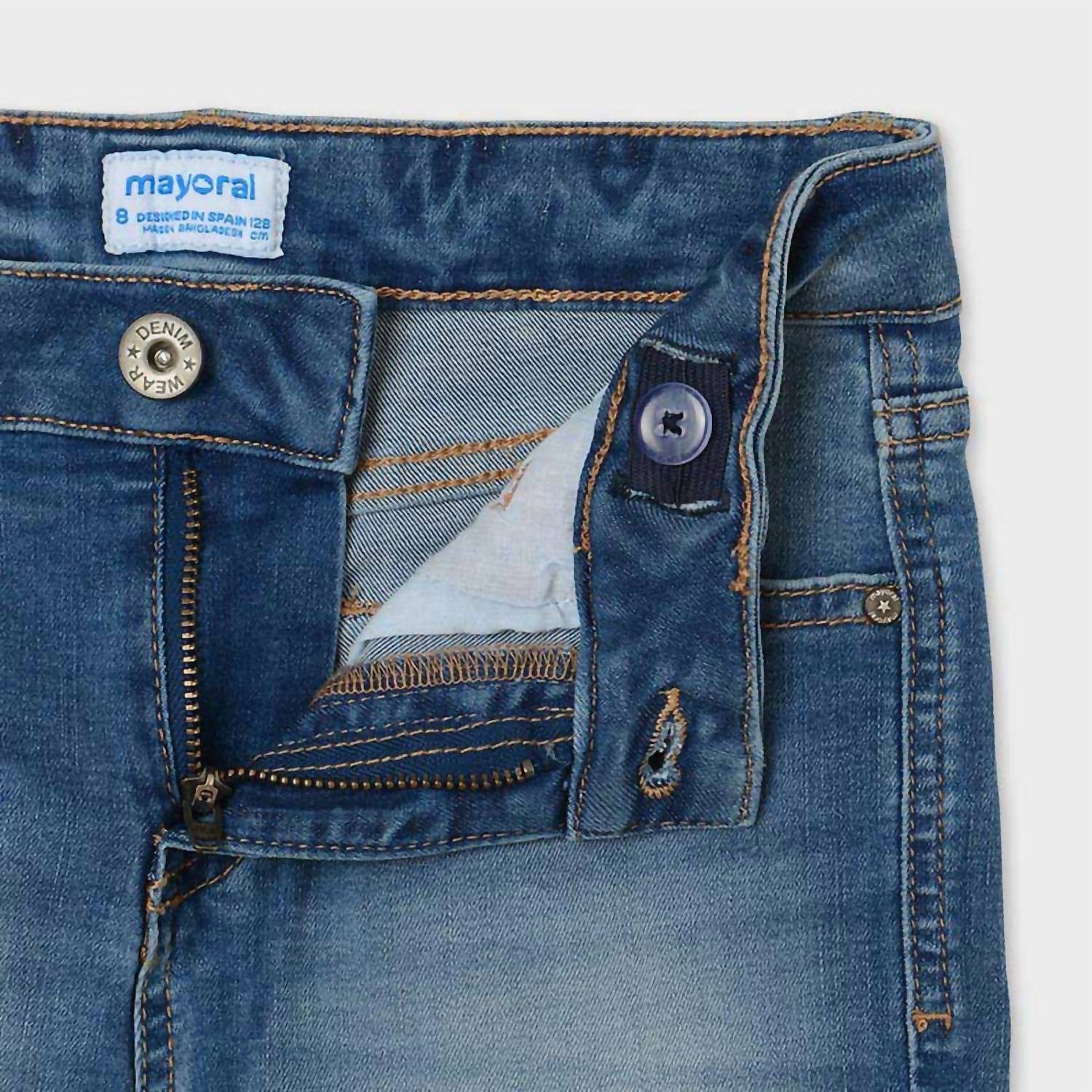 Mayoral - Basic Denim Shorts