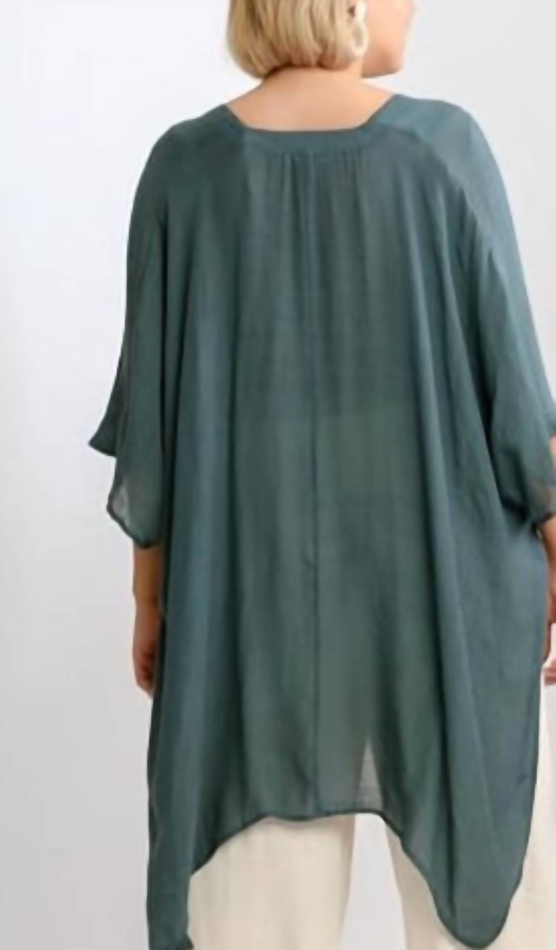 Umgee - V Neck Kaftan Tunic