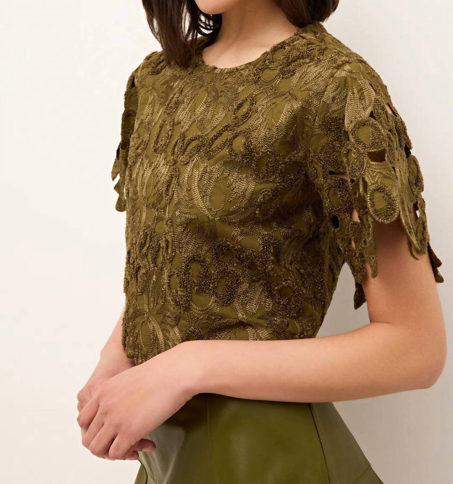 Marie Oliver - Pelumi Embroidered Top