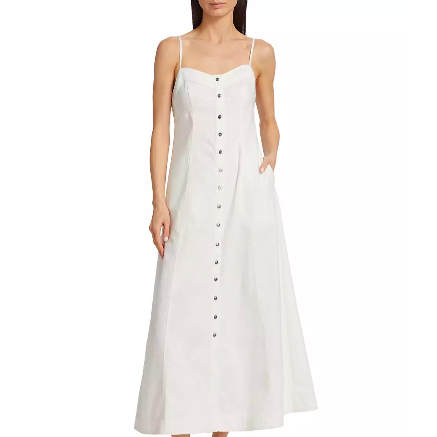 Free People Women's Just Jill Maxi Dress in ivory - women's dress