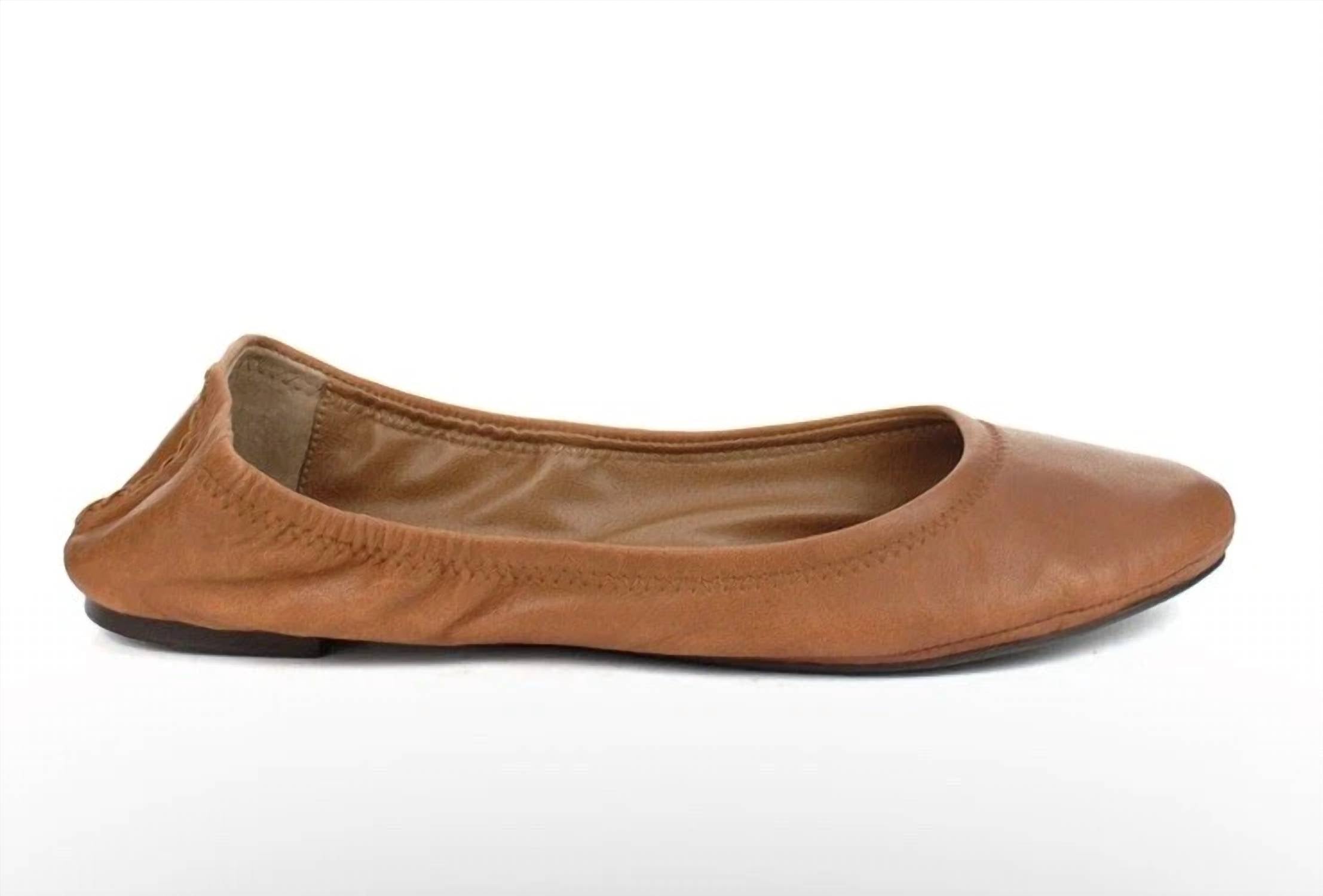 LUCKY BRAND Women's Emmie Ballet Flats in bourbon winter haze - women's flats - detail view