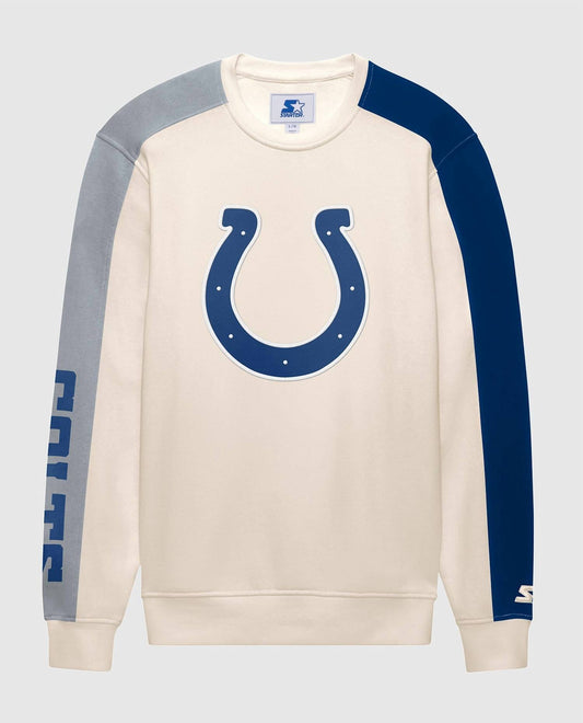 Starter - Men's Indianapolis Colts Team Crew Long Sleeve Shirt