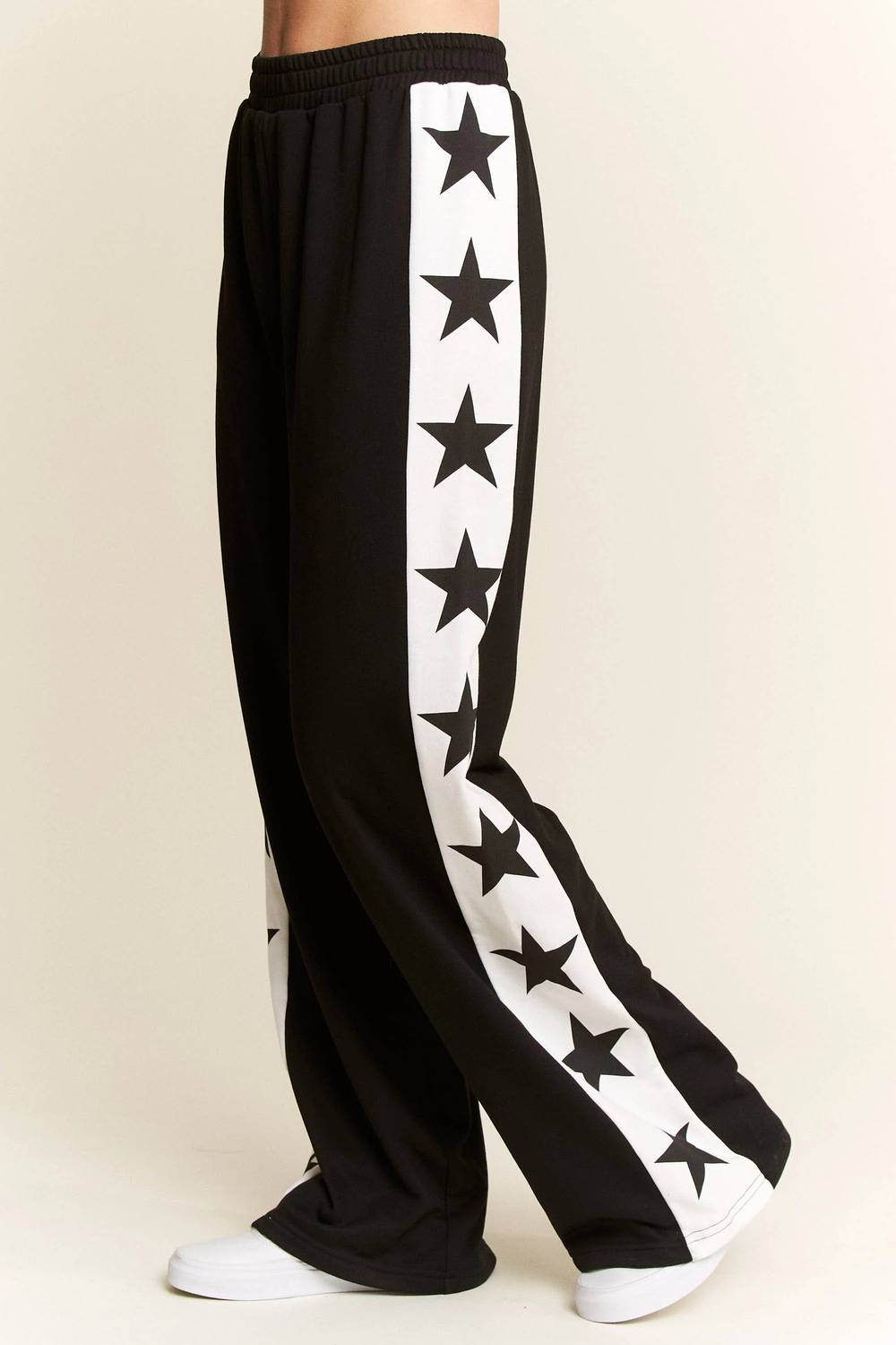 Jade By Jane - Star Striped Sweatpants