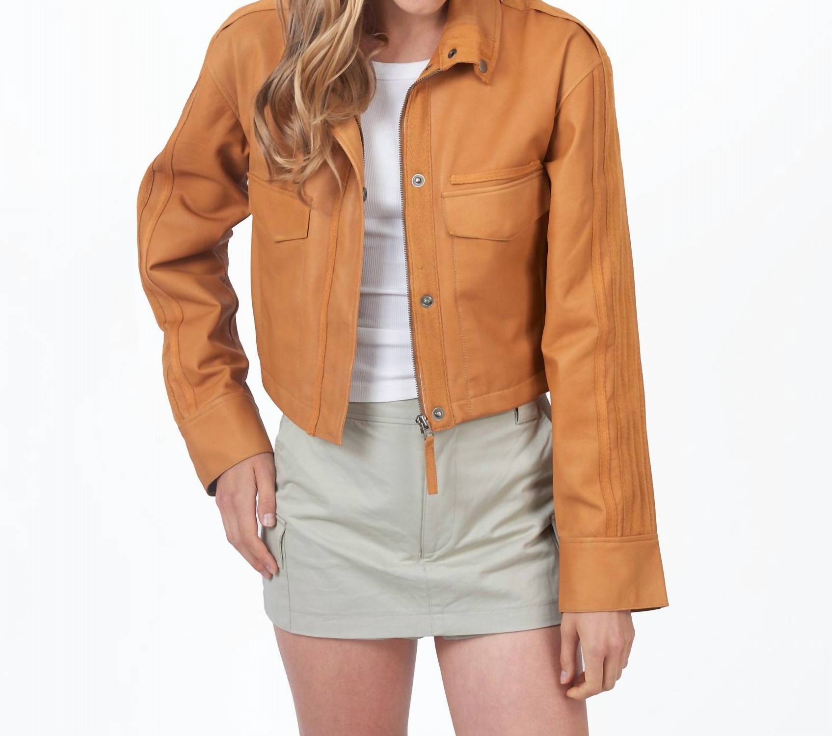 Jkt Nyc - Christina Matte Leather Jacket