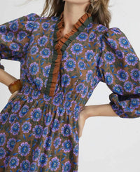 Umgee - Vibrant Floral Midi Dress