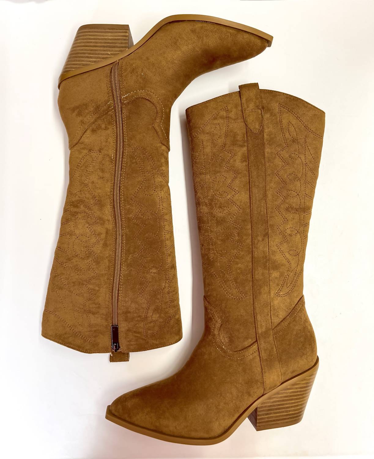 Corkys Footwear - Women's Howdy Faux Suede Cowgirl Boots
