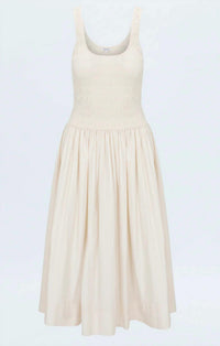 Pistola - Alessia Smocked Drop Waist Midi Dress