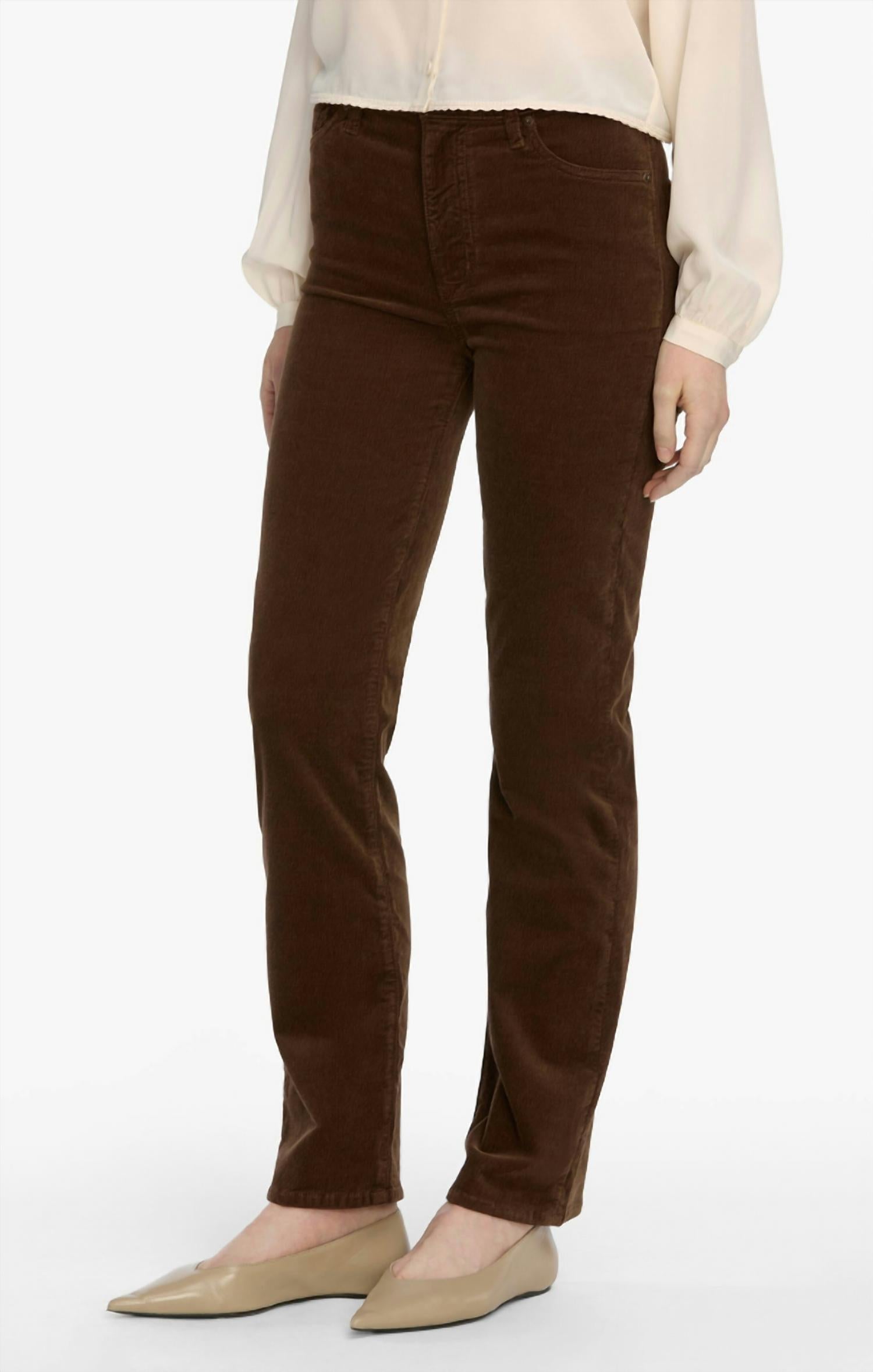 Frame - Le Sleek Straight Corduroy Pants
