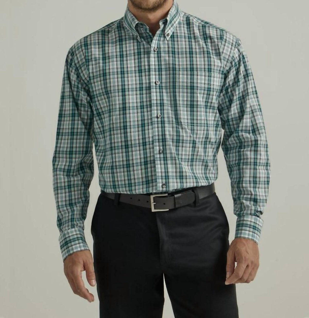 Wrangler - Riata Long Sleeve Button Down Shirt