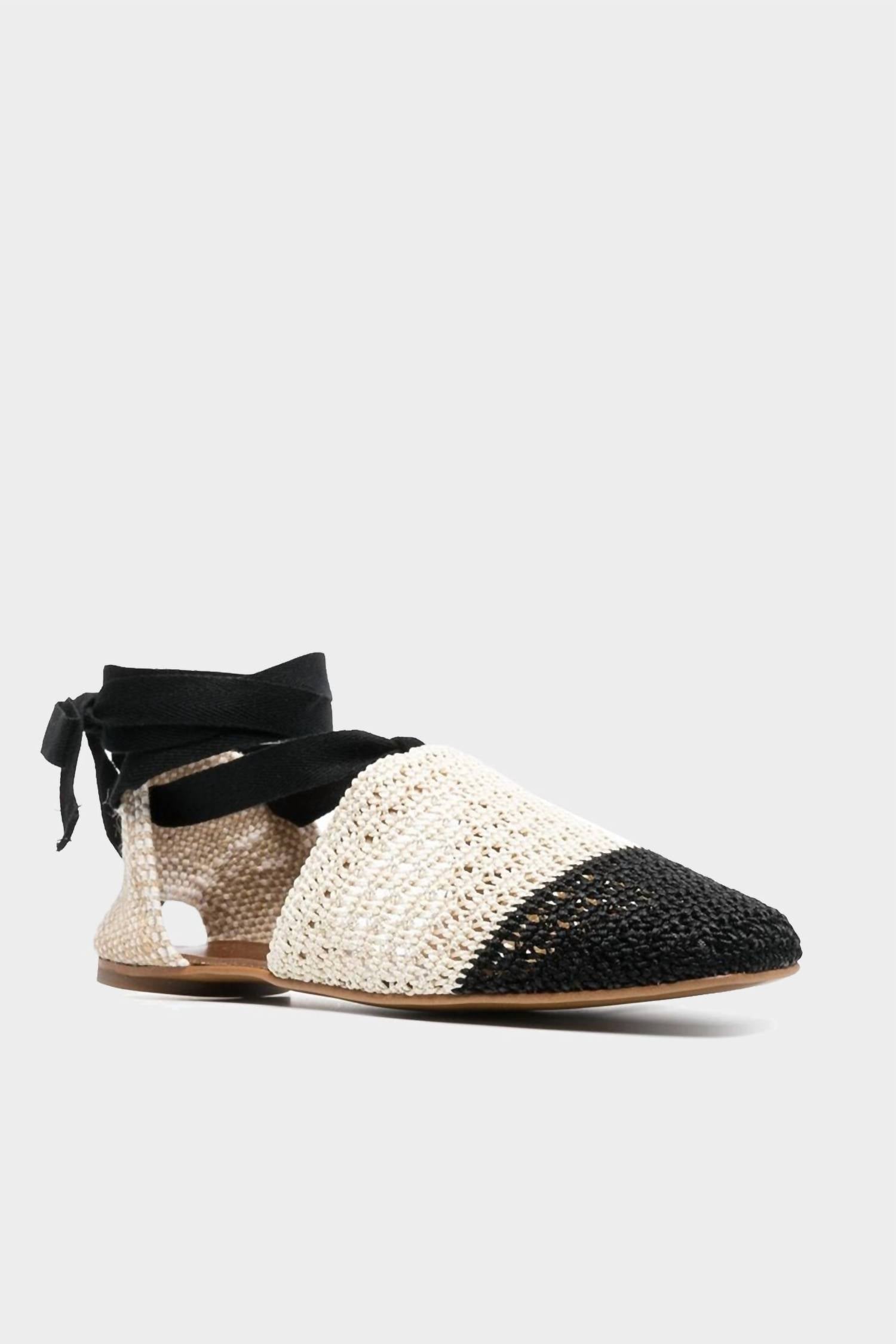 Castaner - Women's Gretel Crochet Flat Sandal