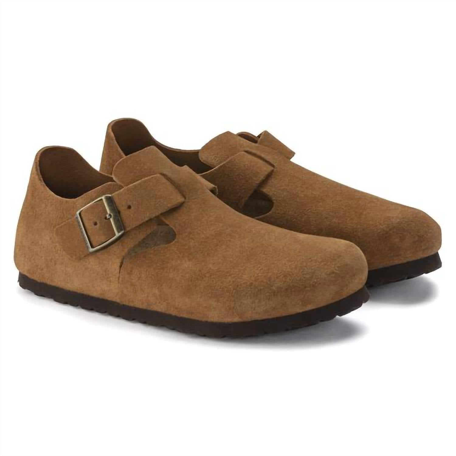 BIRKENSTOCK Women's London Suede Shoes - Narrow in mink - women's sneaker - alternate view