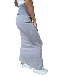 Dipped Shop - Hip Wrap Maxi Knit Skirt