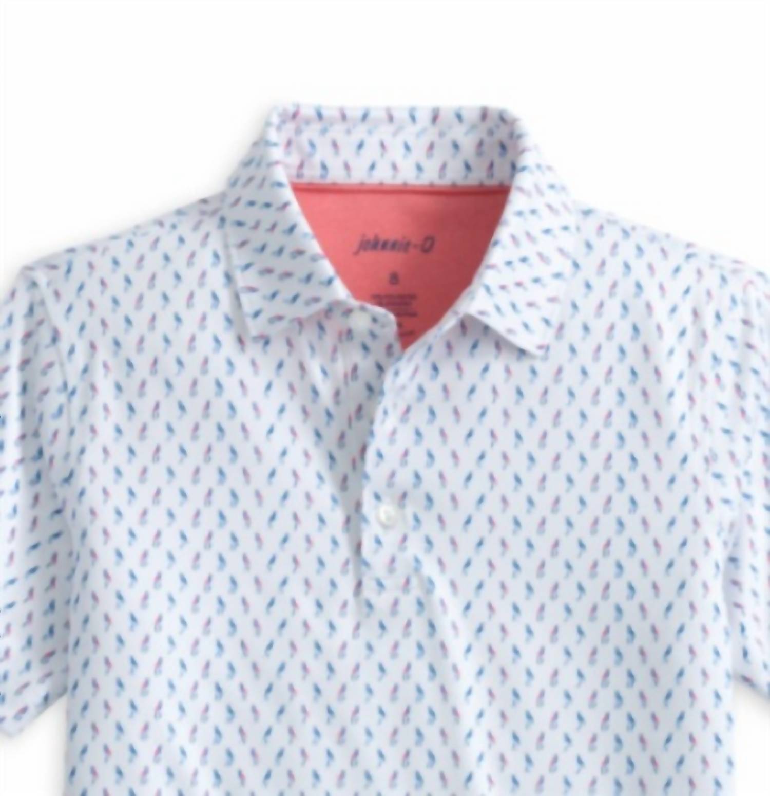 Johnnie-O - Boys Cleo Junior Printed Jersey Performance Polo Shirt