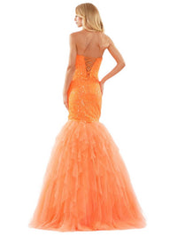 Colors Dress - SEQUIN BUSTIER PROM GOWN