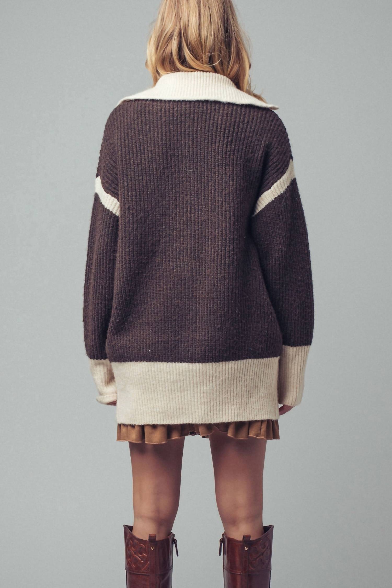 Urban Daizy - Women's Weekend Lodge Collared Cardigan