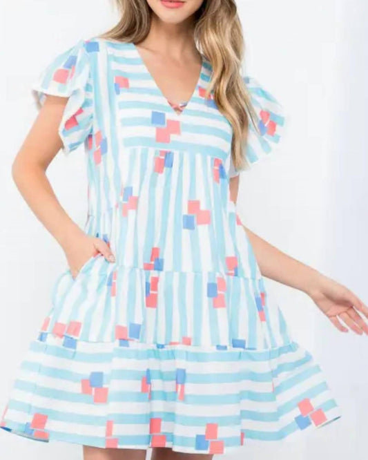 Thml - FLUTTER SLEEVE DRESS