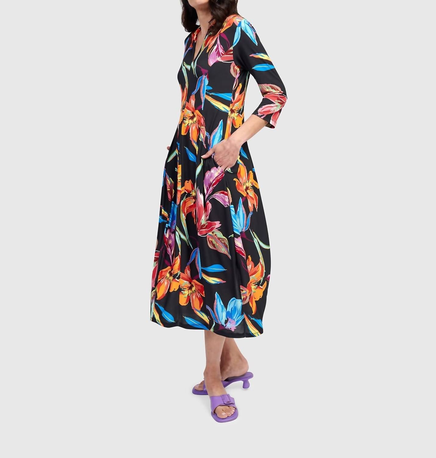 Alembika - Hibiscus Cocoon Dress