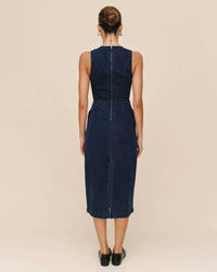 Bella Dahl - Zip Back Denim Midi Dress