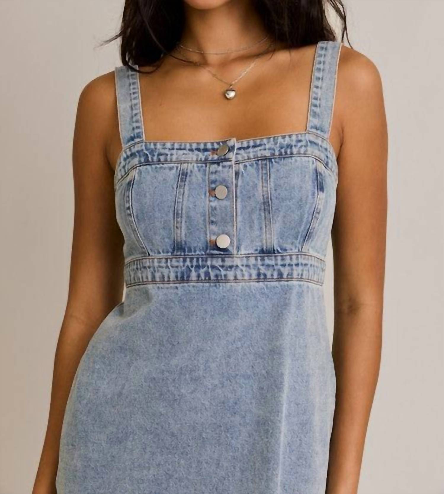 Lelis - Game Time Denim Mini Dress
