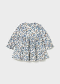 Mayoral - Girls Printed Velvet Dress