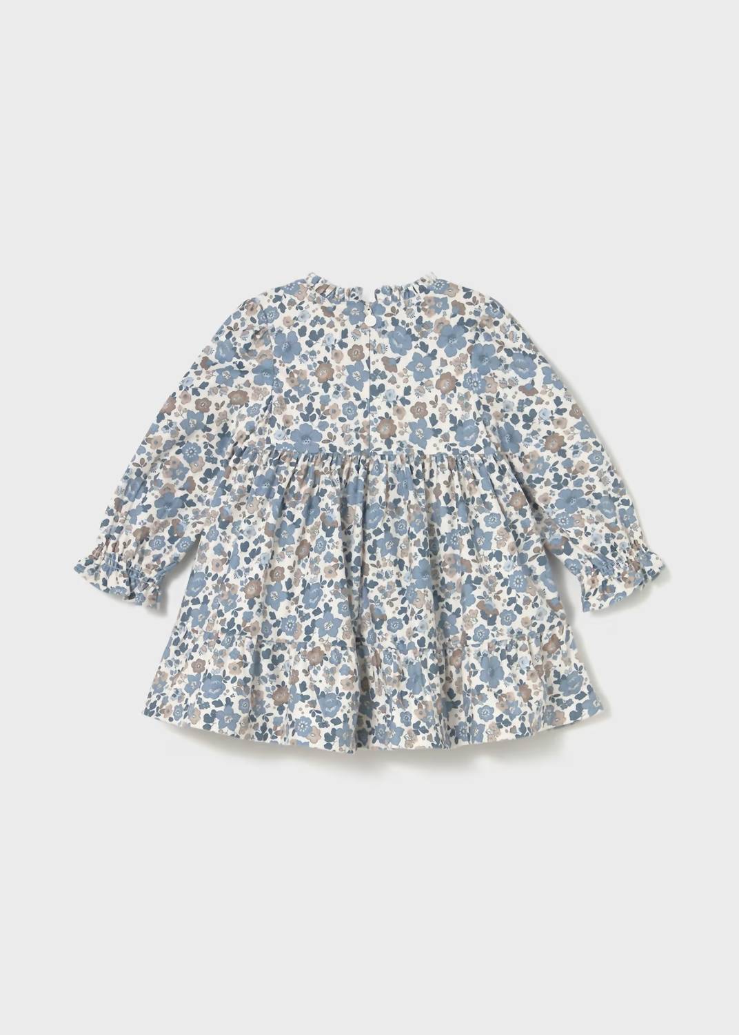 Mayoral - Girls Printed Velvet Dress