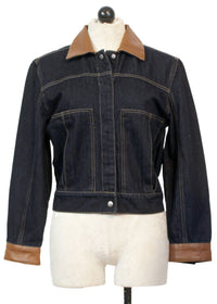 Velvet Heart - Delphia Cropped Denim Jacket