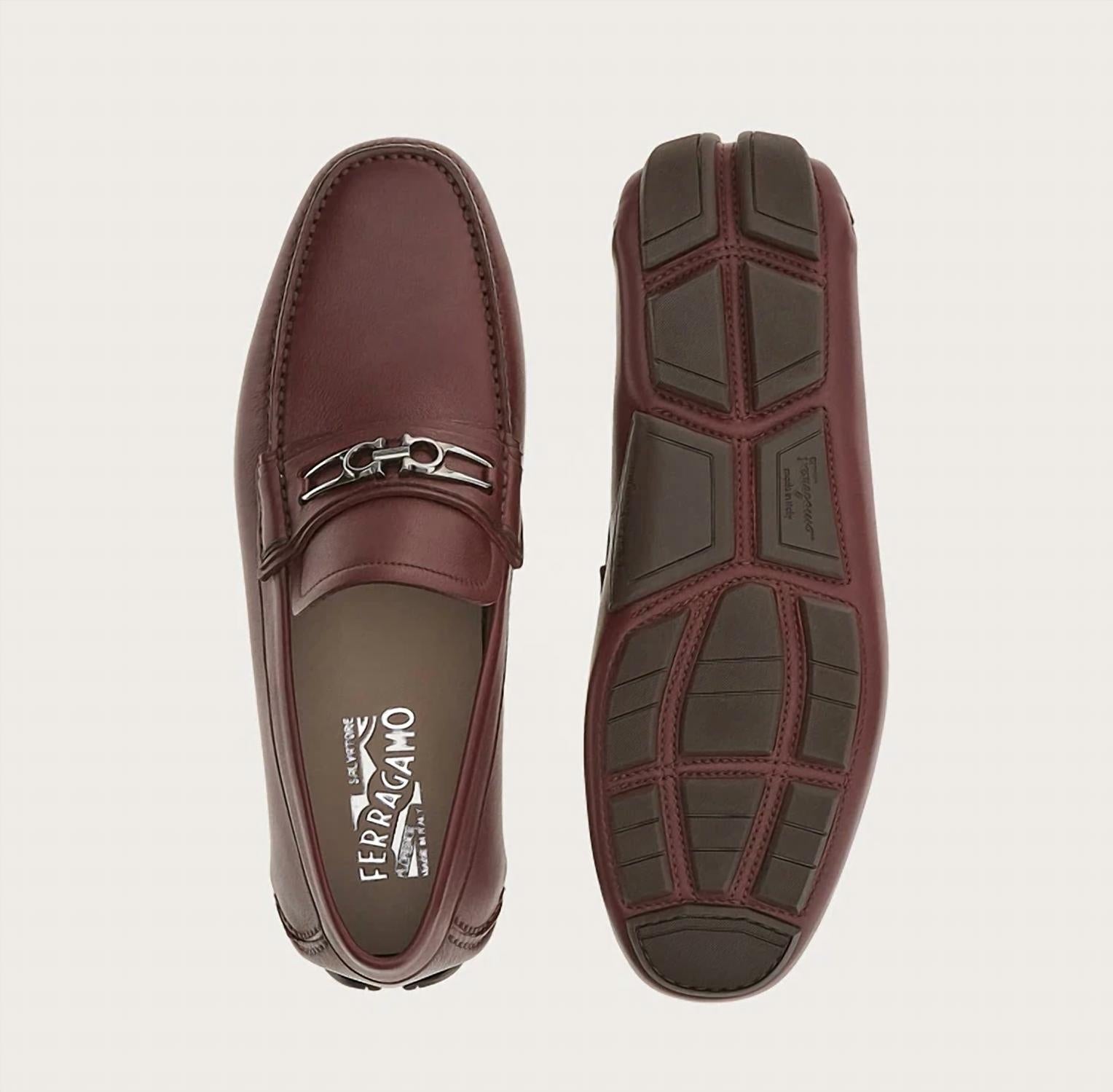 Salvatore Ferragamo - Men's Driver Gancini Loafers