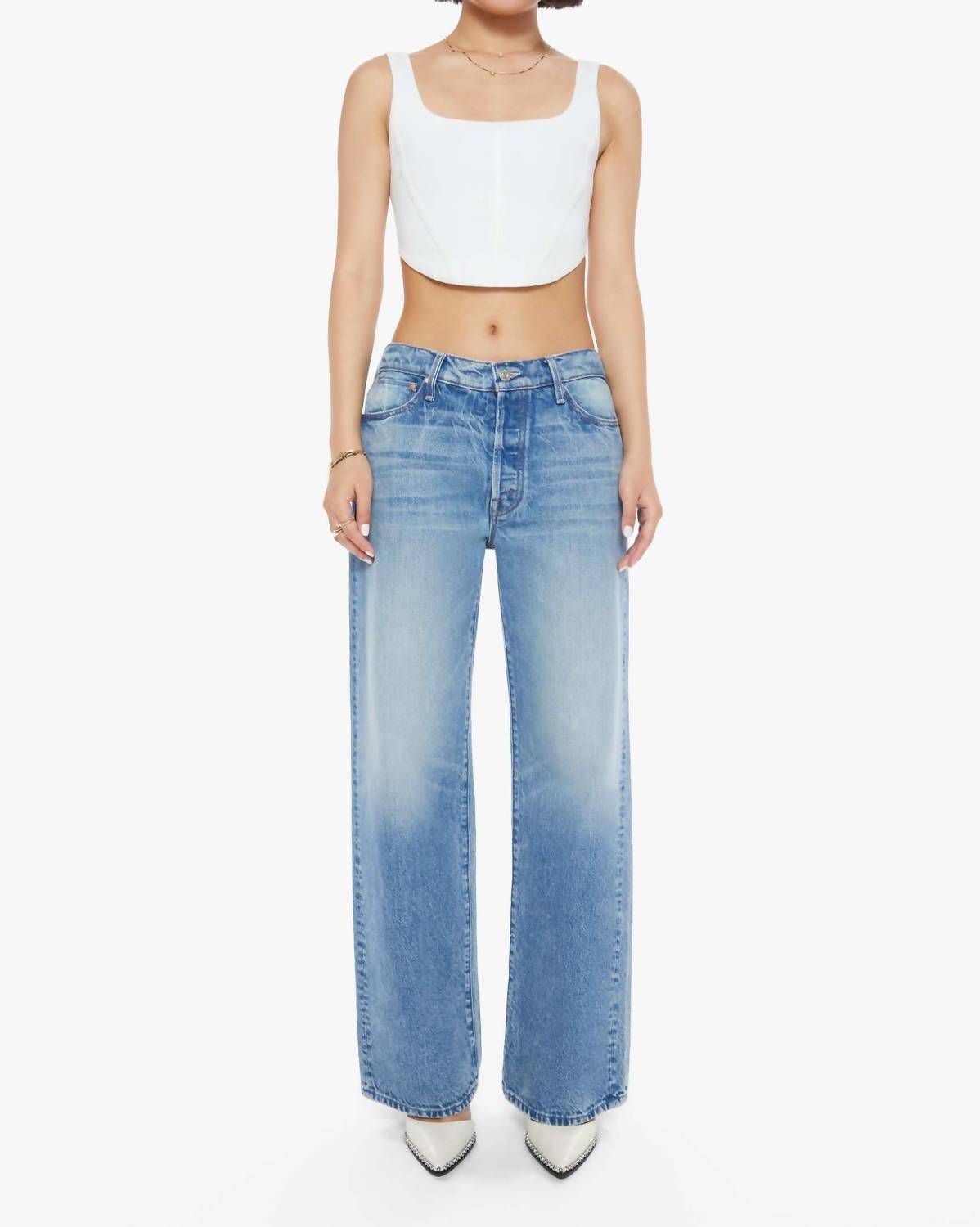 Mother - Dodger Button Sneak Jeans