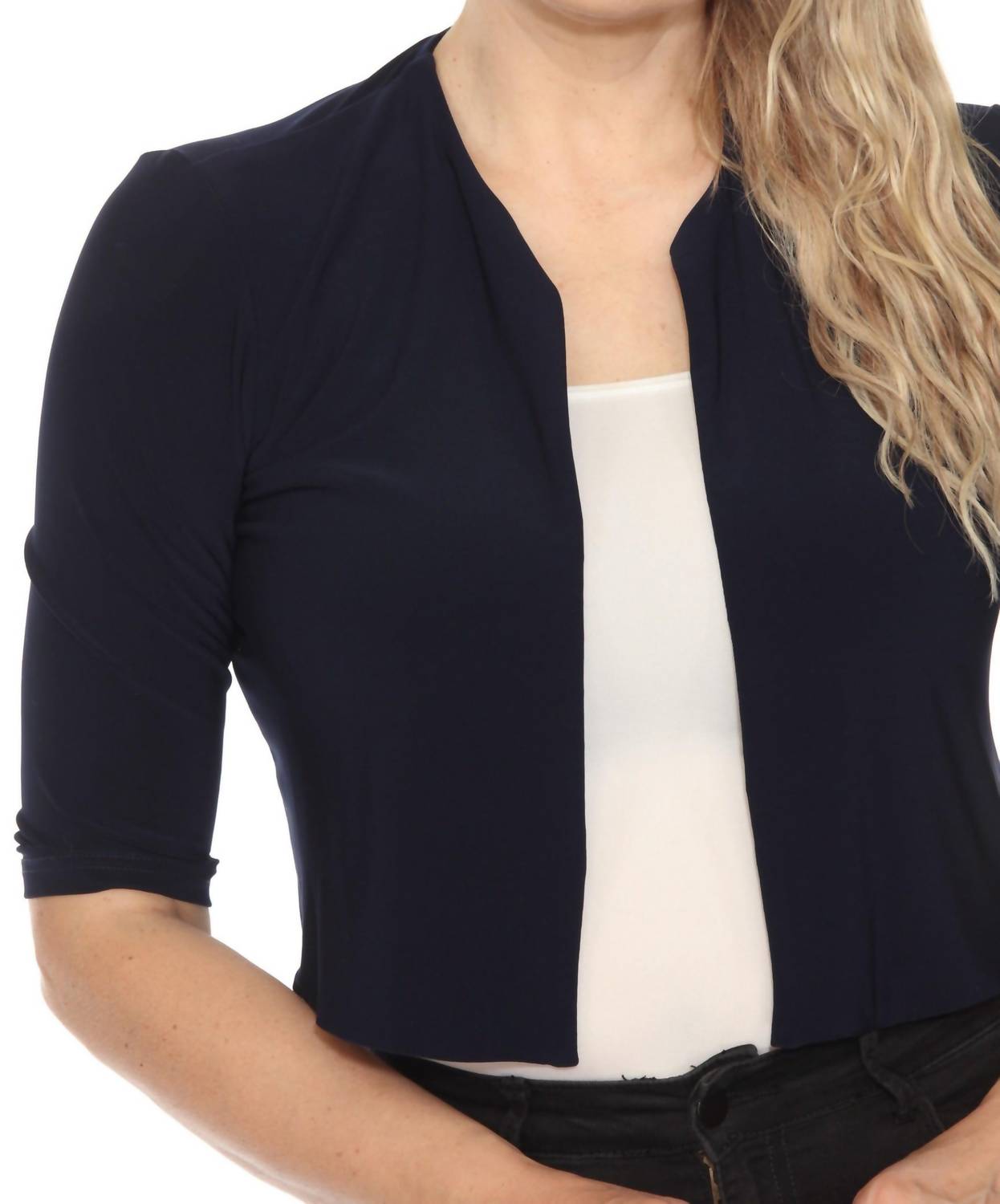 Joseph Ribkoff - Open Front Cropped Cover Up