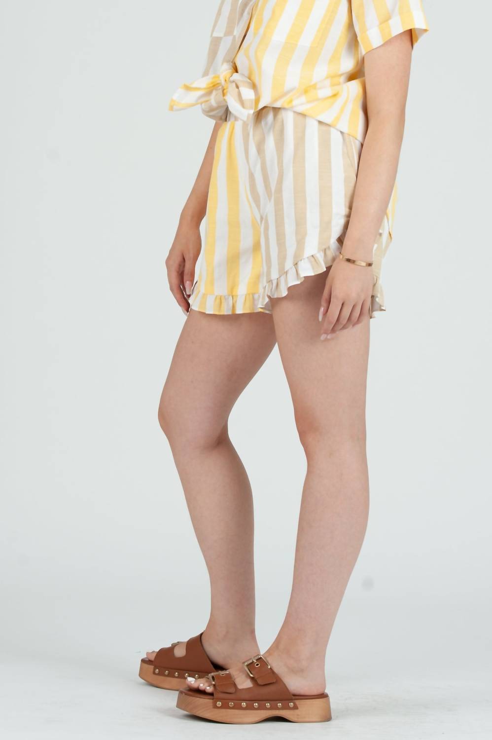 Lucca - Bethany Striped Shorts