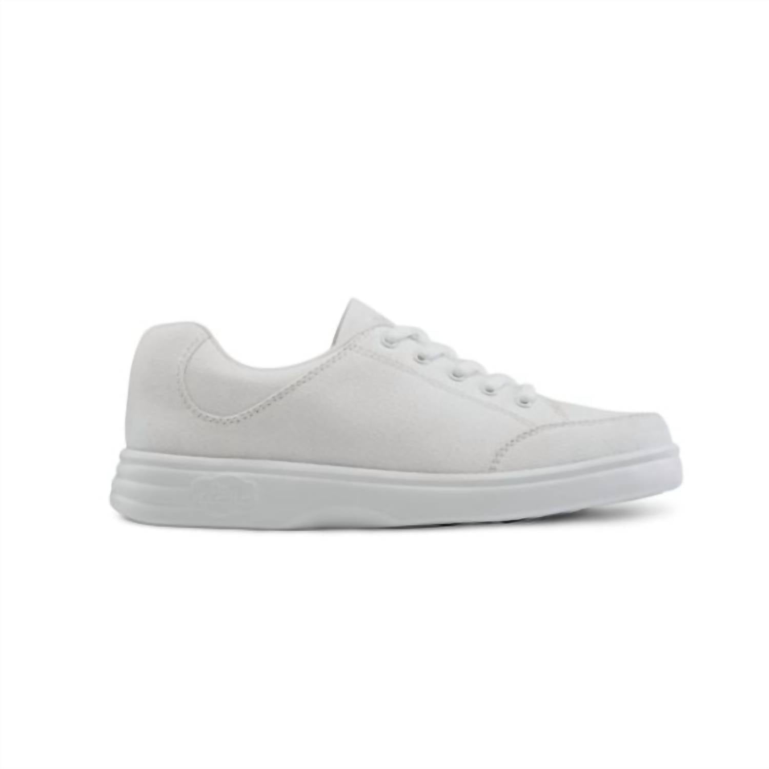 Dr. Comfort Shoes Riley in white - women's sneaker - detail view