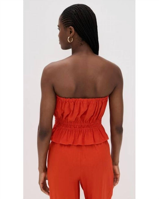 Stateside - Linen Cropped Tube Top