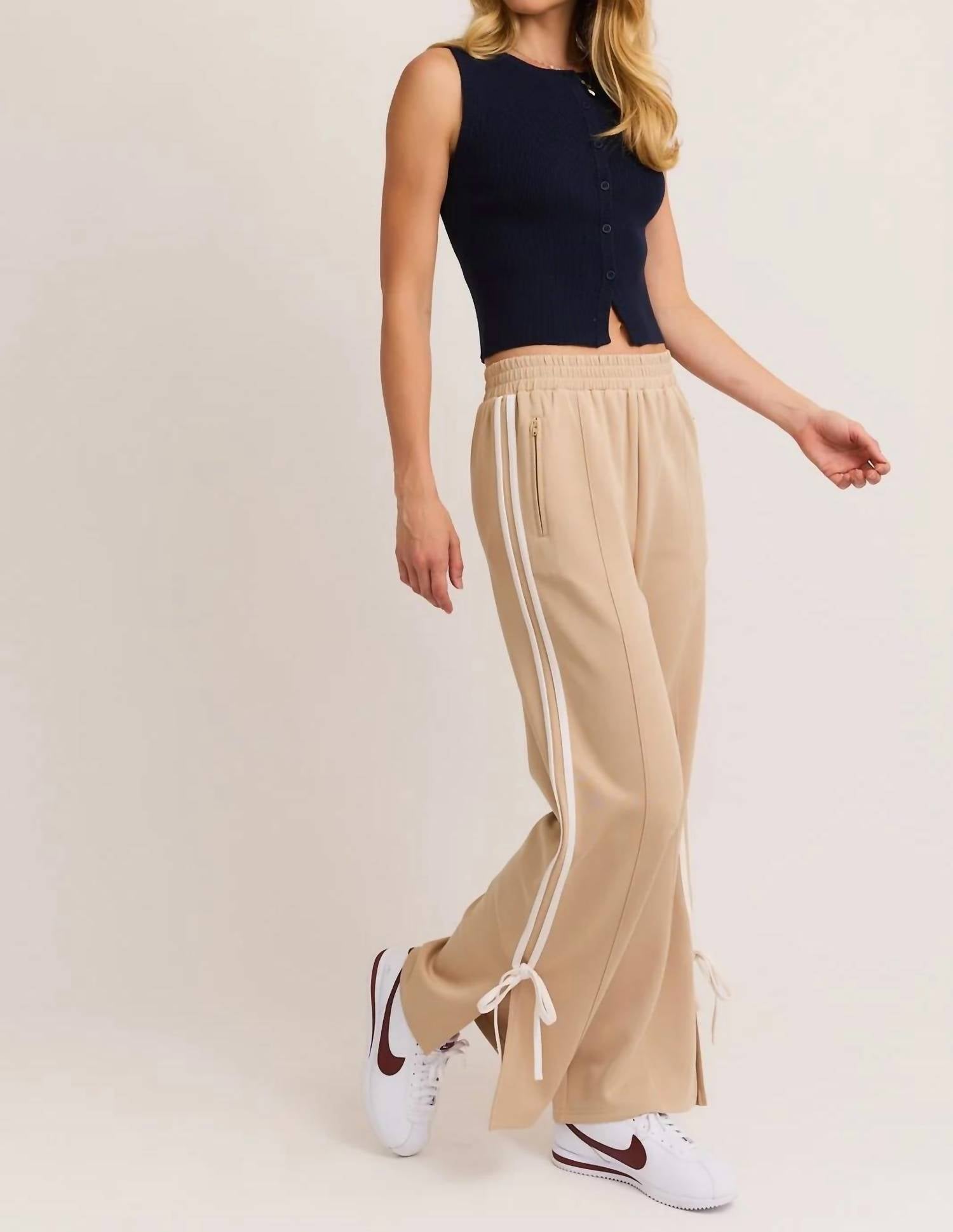 Le Lis - Olivia Bow Detail Track Pants