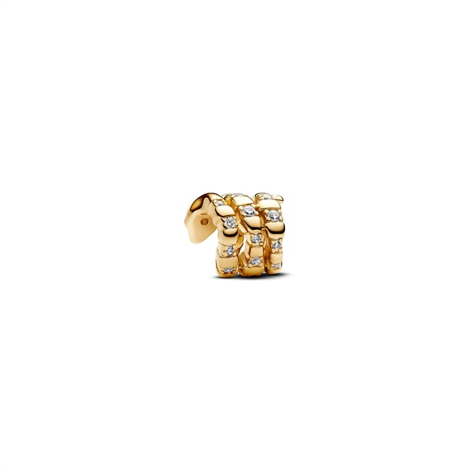 Pandora - Curled Snake Charm