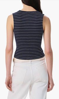 Rag & Bone - Striped Button Knit Blouse