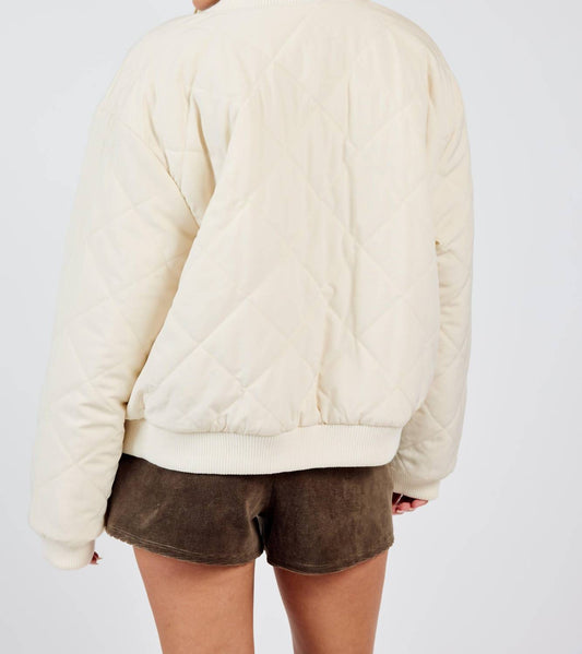Sadie & Sage - Jill Reversible Zip Up Bomber Jacket